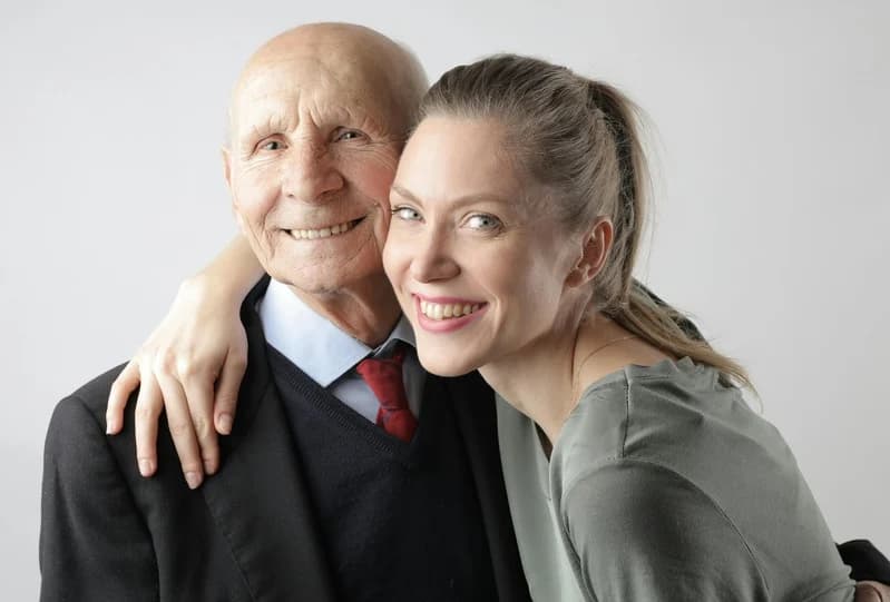 Fritz und seine Tochter Anna